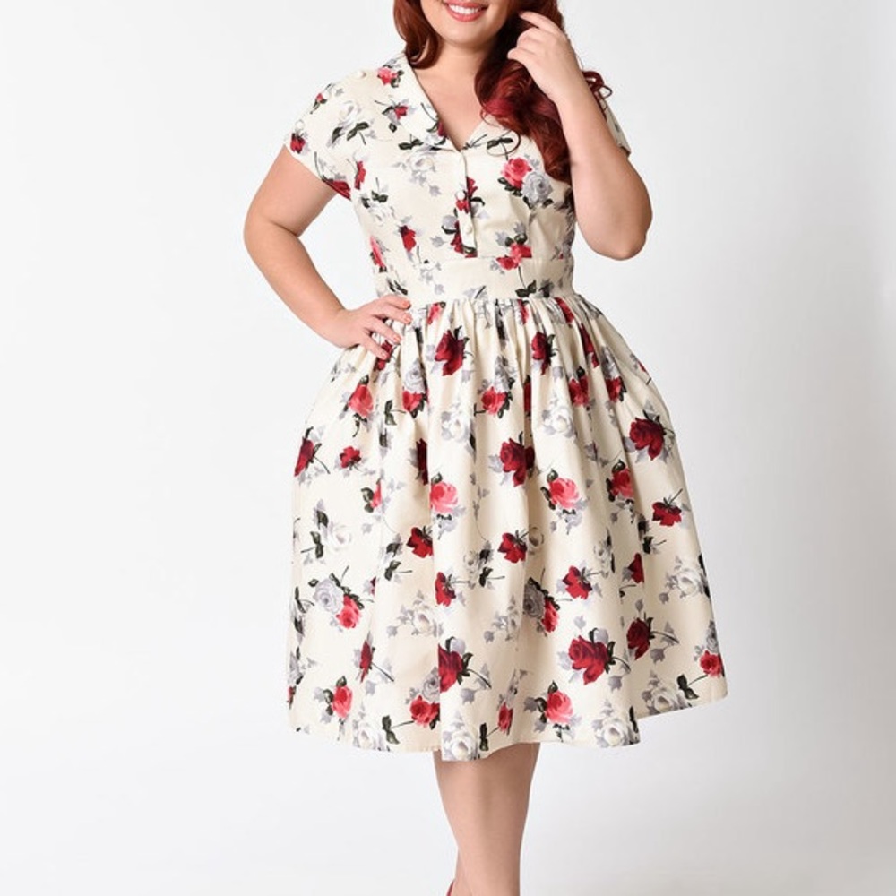 Hell Bunny 1950s style Rosemary Dress in XL